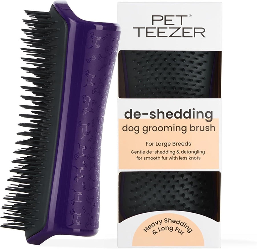 De-Shedding Brush for Long Coats