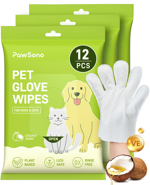 Pet Cleaning Glove Wipes