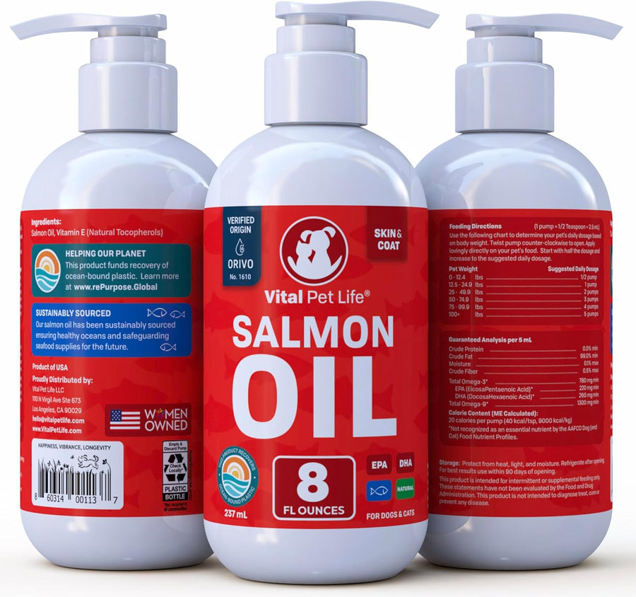 Salmon Oil for Dogs & Cats